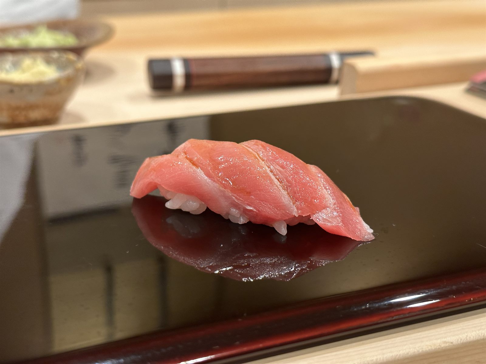 鮨芳 米其林二星頂級黑鮪魚大腹握壽司板前呈獻